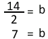 Álgebra Ejercicio 3 14/2 = b