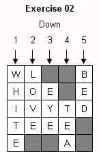 Vertical Crossword Puzzle Crossword Puzzles: vertical exercise