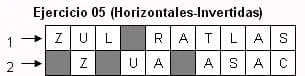 Horizontales Invertidas Horiz-invert